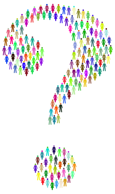 Prismatic Human Confusion clipart
