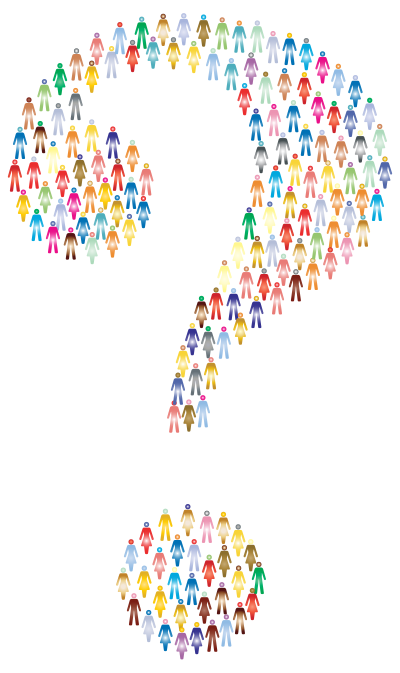 Prismatic Human Confusion 3 clipart
