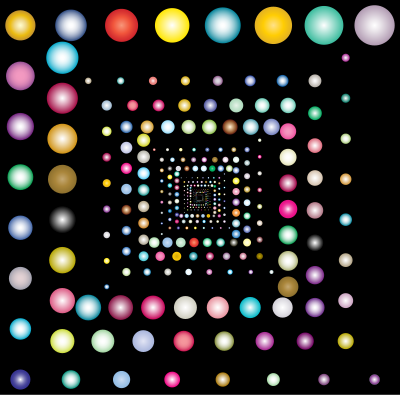 Prismatic Hypnotic Circles Vortex 2 clipart