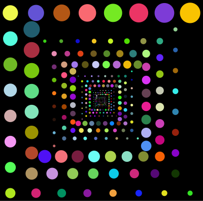 Prismatic Hypnotic Circles Vortex clipart