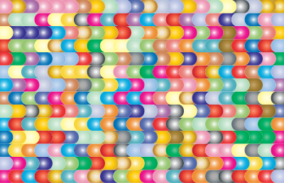 Prismatic Interlocking Waves Pattern 2 clipart