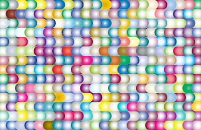 Prismatic Interlocking Waves Pattern 3 clipart