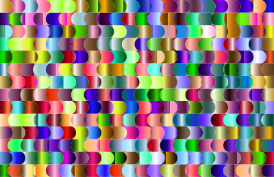 Prismatic Interlocking Waves Pattern 5 clipart