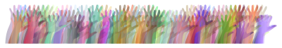 Prismatic Legion Of Hands 4 clipart