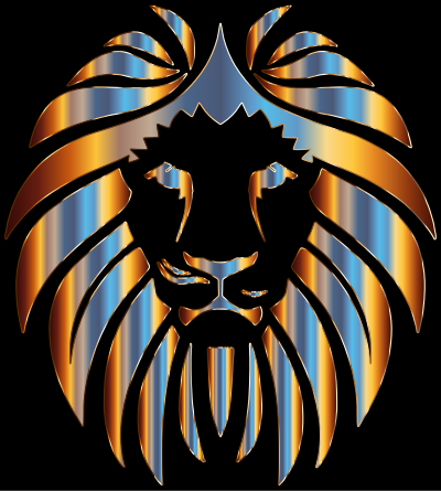 Prismatic Lion 2 clipart