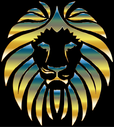 Prismatic Lion 5 clipart
