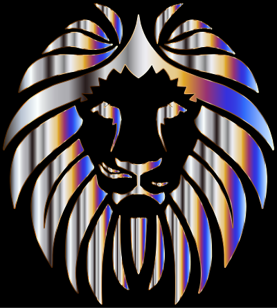 Prismatic Lion 6 clipart