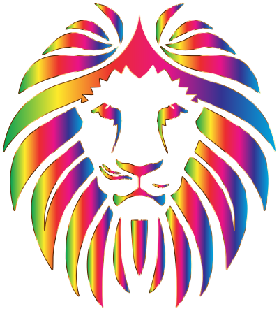 Prismatic Lion 8 No Background clipart