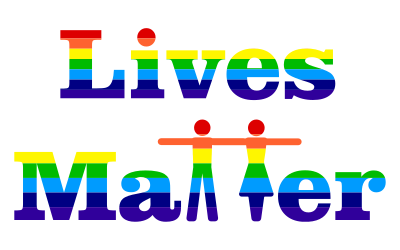 Prismatic Lives Matter Typography 2 clipart