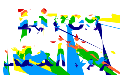 Prismatic Lives Matter Typography 3 clipart