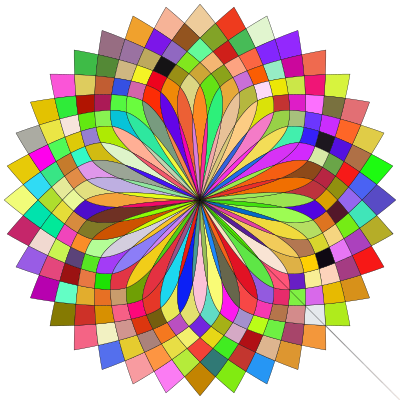 Prismatic Lotus Bloom 2 Variation 2 clipart
