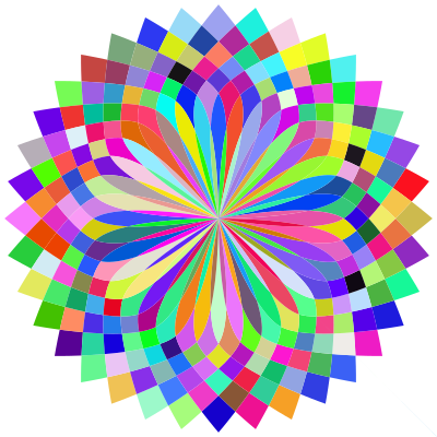Prismatic Lotus Bloom 2 Variation 3 clipart