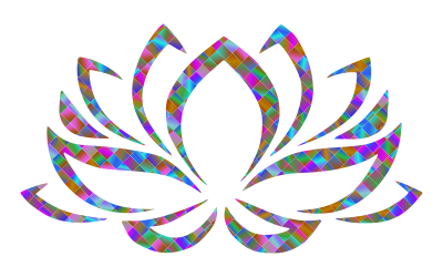 Prismatic Lotus Flower 5 clipart