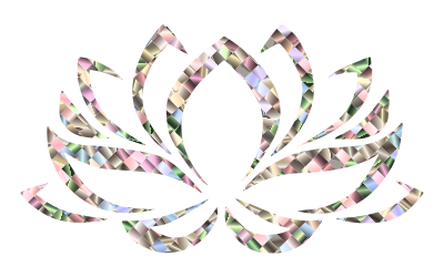 Prismatic Lotus Flower 7 Variation 3 clipart