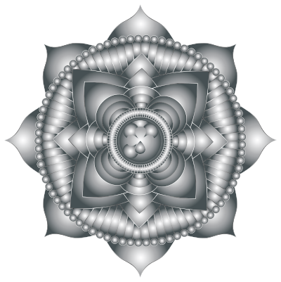 Prismatic Lotus Mandala Line Art 6 clipart