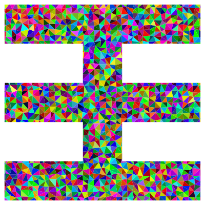 Prismatic Low Poly Fabricatorz Logo clipart