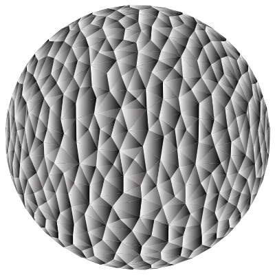 Prismatic Low Poly Sphere 2 clipart
