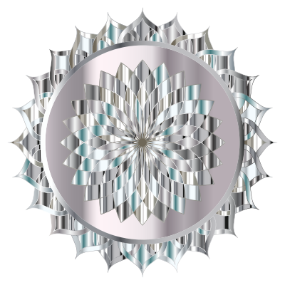 Prismatic Mandala Line Art 13 clipart