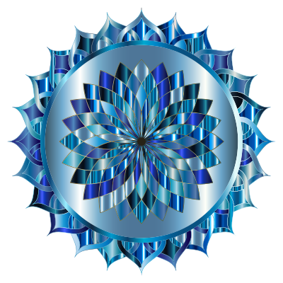Prismatic Mandala Line Art 15 clipart