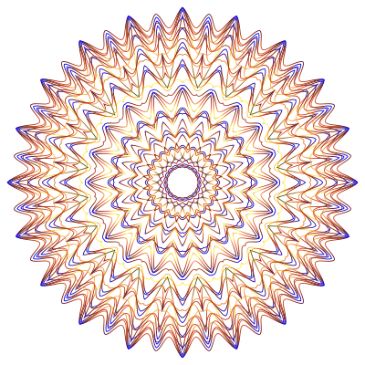 Prismatic Mandala Line Art 2 No Background clipart