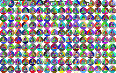 Prismatic Manuela's Triangle Background No Black clipart