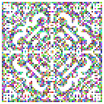 Prismatic Metropolitan Museum Pattern Recreated No Background clipart