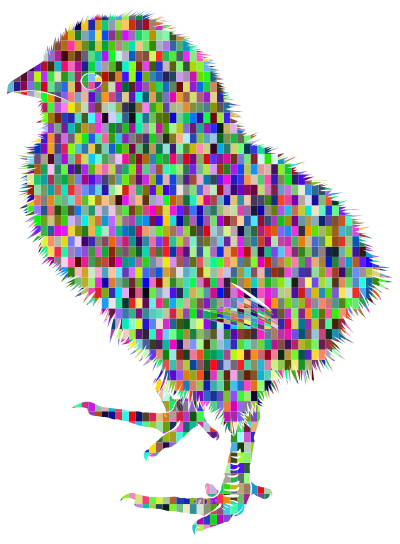 Prismatic Mosaic Gorkh's Chick clipart
