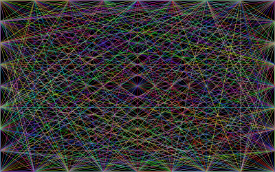 Prismatic Network Background clipart