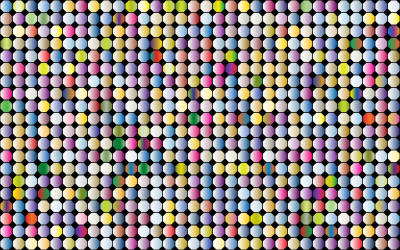 Prismatic Octagonal Background 2 With Black clipart