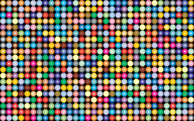 Prismatic Octagonal Background With Black clipart