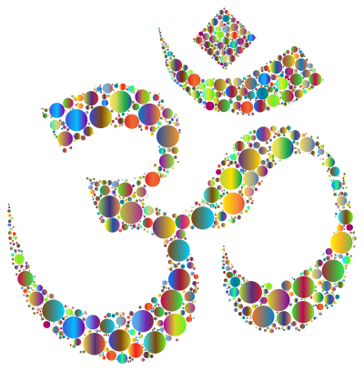 Prismatic Om Symbol Circles 3 No Background clipart