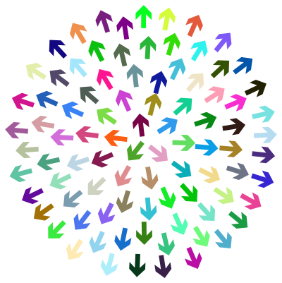 Prismatic One Way clipart