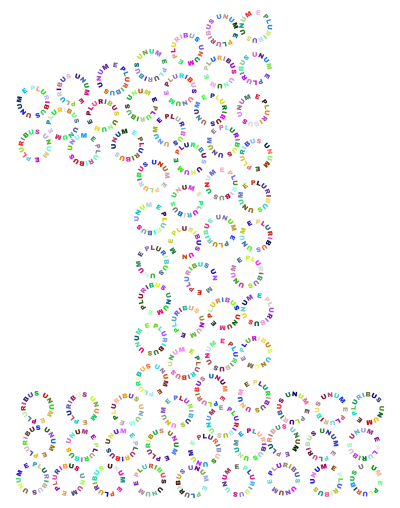 Prismatic Out Of Many No Background clipart