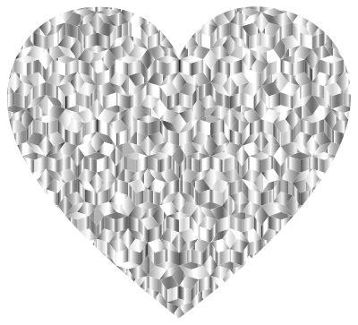Prismatic Penrose Heart Variation 3 clipart