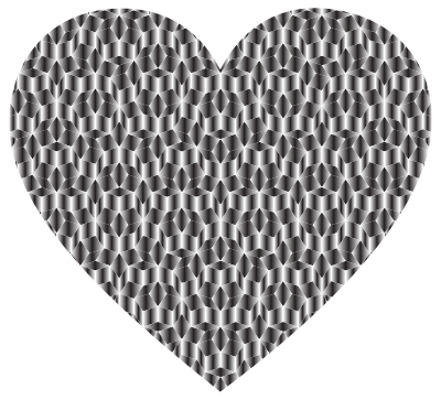 Prismatic Penrose Heart Variation 6 clipart