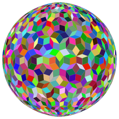 Prismatic Penrose Sphere clipart