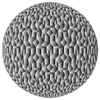 Prismatic Penrose Sphere Variation 3 clipart