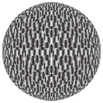 Prismatic Penrose Sphere Variation 4 clipart