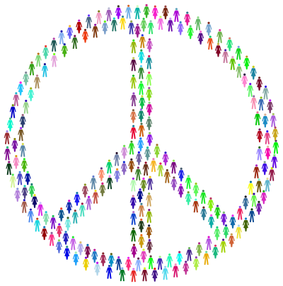 Prismatic People For Peace Mark II clipart