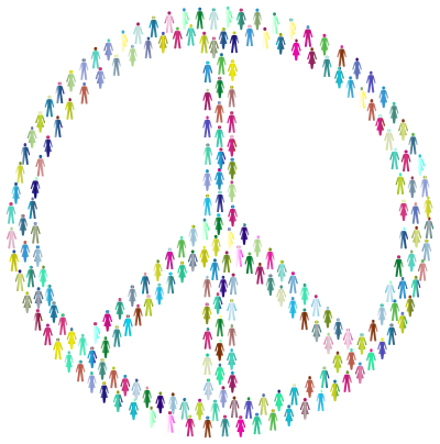 Prismatic People For Peace Mark II 3 clipart