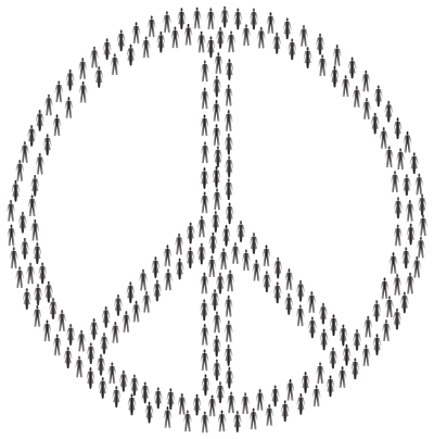 Prismatic People For Peace Mark II 4 clipart