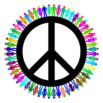 Prismatic People For Peace Mark III clipart