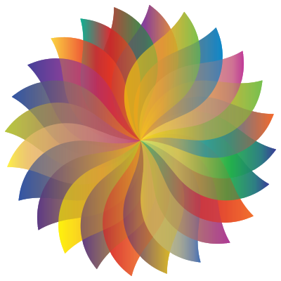 Prismatic Petals Mandala Type II clipart