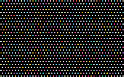 Prismatic Polka Dots Mark II 2 clipart