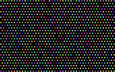 Prismatic Polka Dots Mark II clipart