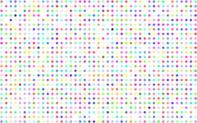 Prismatic Polka Dots No Background clipart
