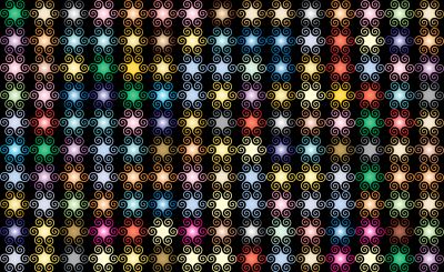 Prismatic Polyskelion Pattern clipart