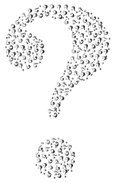 Prismatic Question Mark Fractal 7 No Background clipart