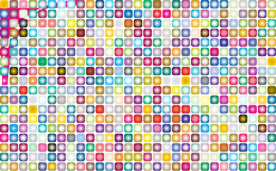 Prismatic Rounded Squares Grid 2 clipart