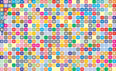 Prismatic Rounded Squares Grid clipart